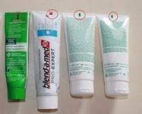 Couleur tubes de dentifrice