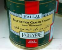 Foie gras halal