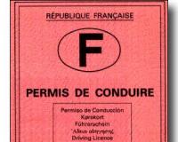 Ancien permis de conduire